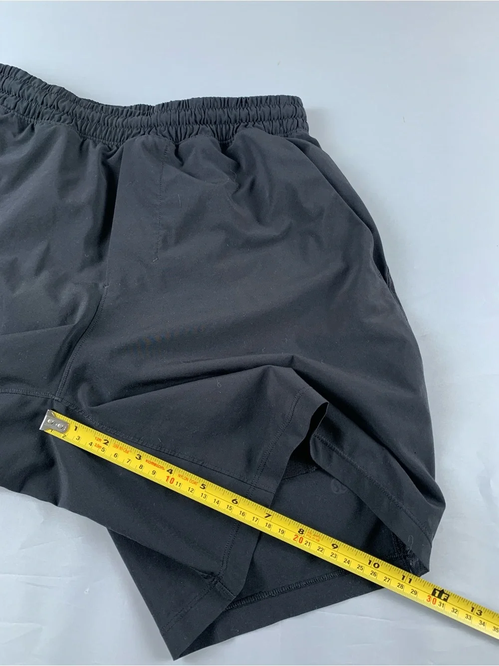 Lululemon pace breaker lined 7” inseam Men's Black Performance Shorts